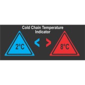 Temprite indicators for refrigeration units