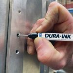 DURA-INK 5 Hosszú, vékony heggyel rendelkező állandó marker