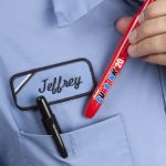 DURA-INK 20 Visszahúzható, kerek heggyel rendelkező állandó marker