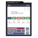 alphaDUR mini II Hordozható ultrahangos keménységmérő